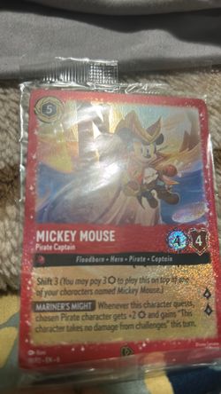 Mickey Mouse pirate captain