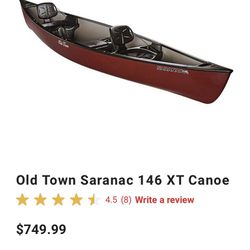 Old Towne Canoe Plus Paddles And Life jackets 
