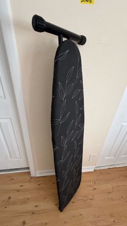 Large Ironing Board with Black Leaf Cover