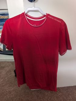 Armani Exchange Red Shirt LARGE