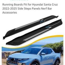 Running Boards Fit for Hyundai Santa Cruz 2022-2025 Side Steps Panels