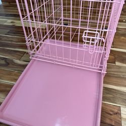 Dog Crate, Small-medium Pink 