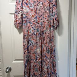 Boho multicolor maxi dress 