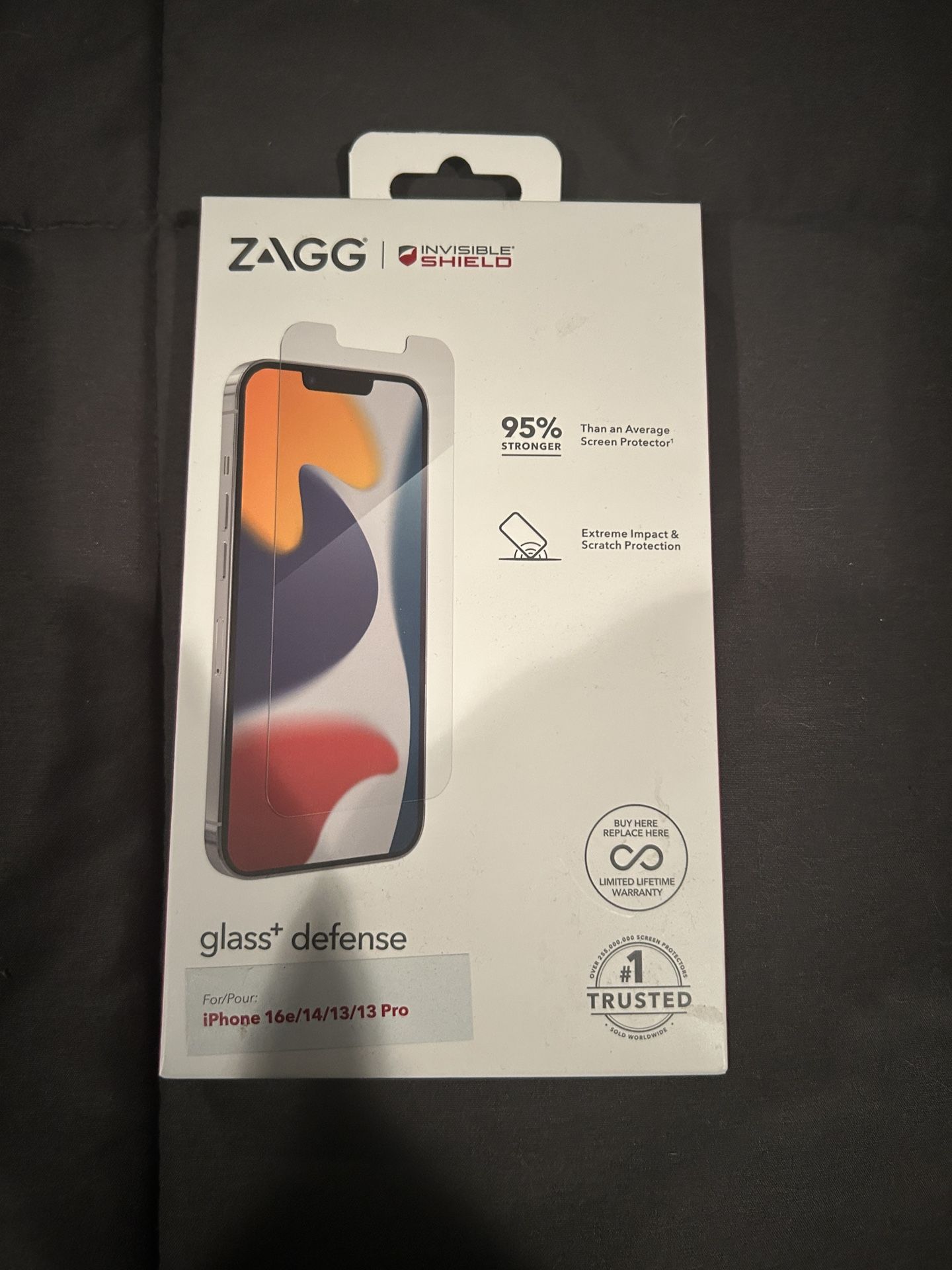 Zagge Invisible Shield iPhone 16/14/13/13 pro