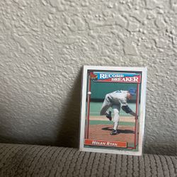 Nolan Ryan Record Breaker Card