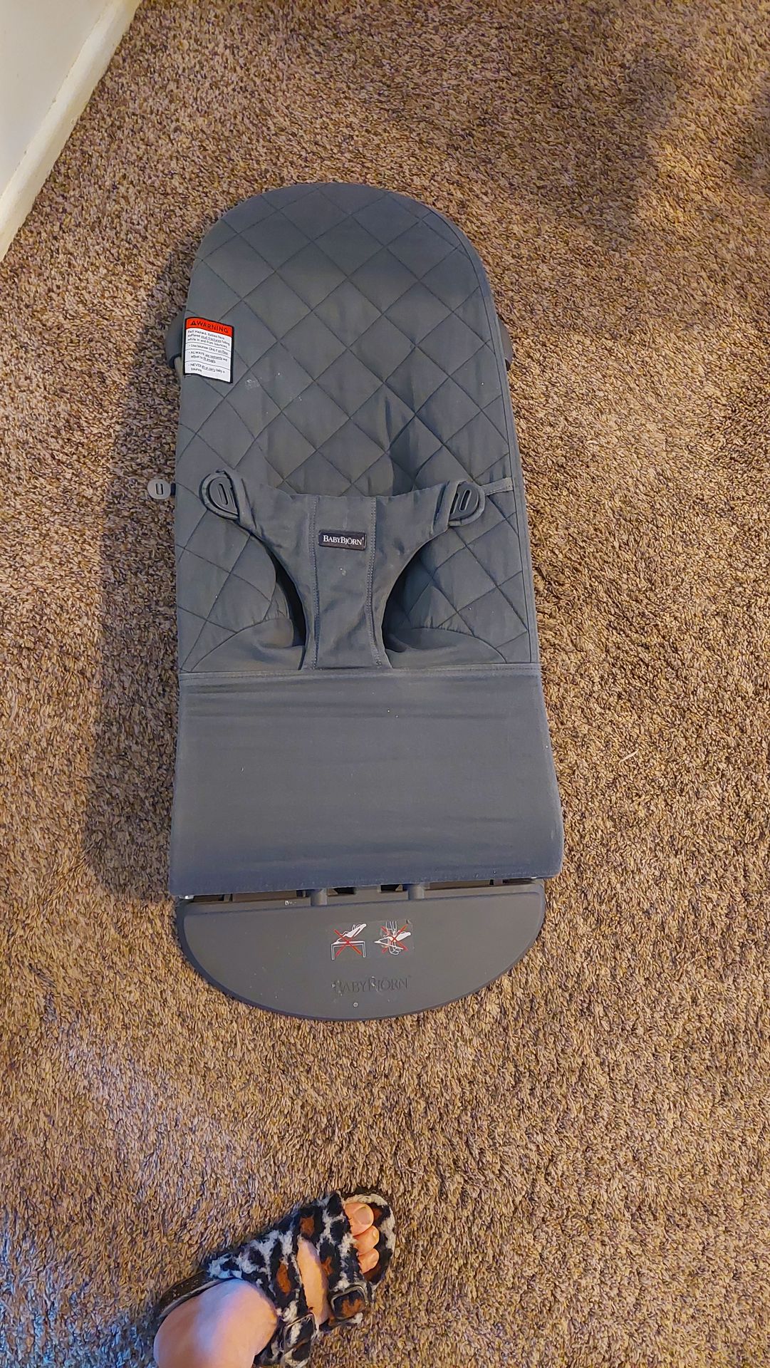 BabyBjörn Bouncer Balance Soft – Gray Quilted