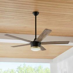 Home Decorators Collection
Merwry 56 in. Integrated LED Indoor/Outdoor Matte Black Ceiling Fan with Light Kit and Remote Control