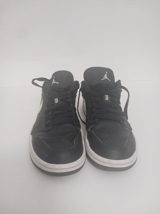 2021 Nike Air Jordan 1 Low Black White A09944-001 Women’s Size 7 EUC