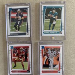 Trevor Lawrence, Jamar Chase, Trey Lance, Mac Jones Rookie Cards
