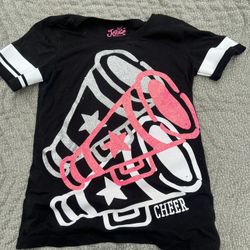 Justice Cheer Shirt Short Sleeve Size 10. 