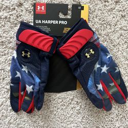 Under Armour Bryce Harper Pro Size Batting Gloves USA Limited Edition
