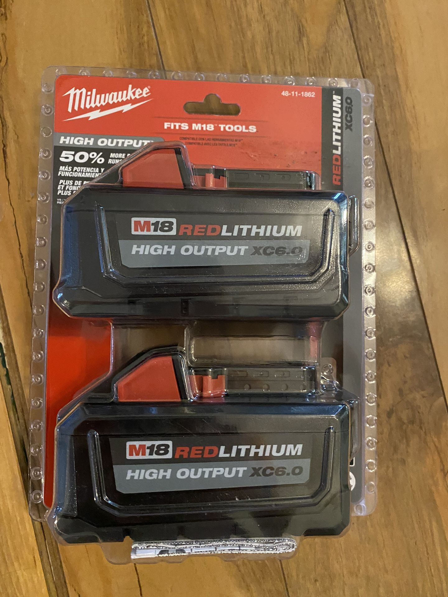 Milwaukee M18 6.0 Double Battery Pack 