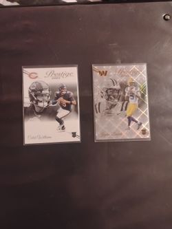 Jayden Daniels And Caleb Williams Rookie Cards