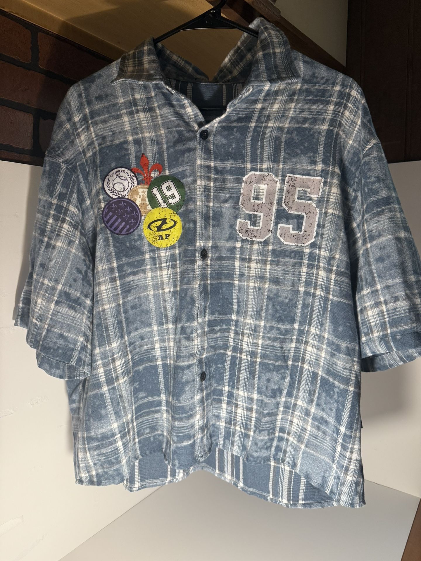 Print Graphic Collar T Shirt