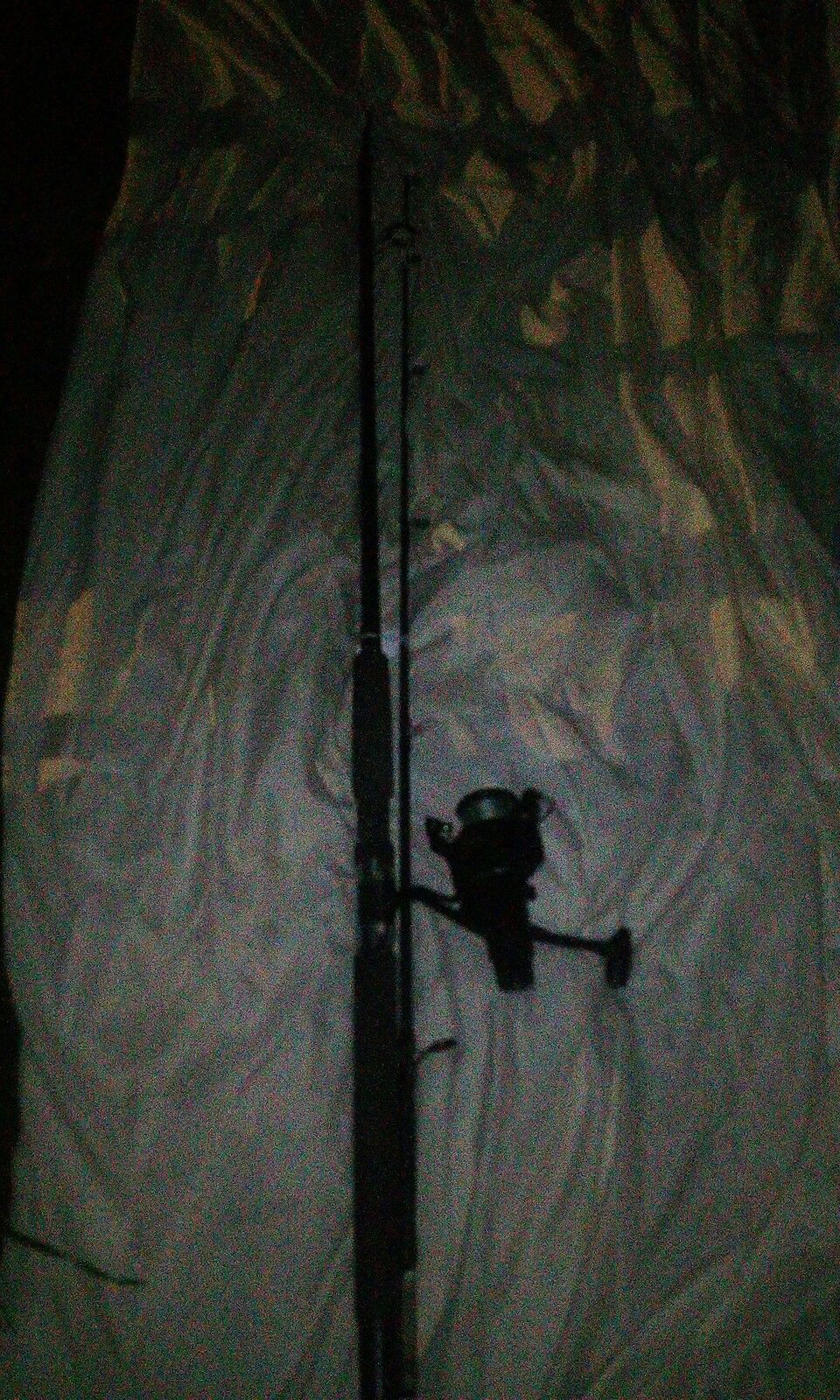 Shimano tdr aeroglas 8 foot rod and Shimano r4000 reel