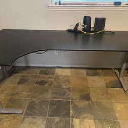 Gallant Ikea Desk, Corner-Left, Generous Work Area 