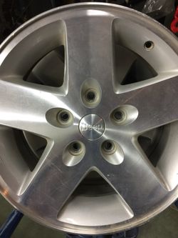 Jeep alloy wheels. 2008 Rubicon 8x17
