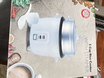 Chef’s Counter 5 Cup Rice Cooker With Steamer 