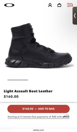 Oakley Leather Assault Boots