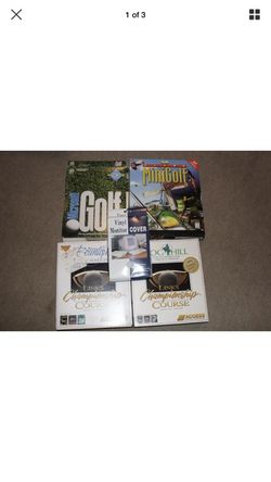 Golf PC games, Vintage very old , Commodore 64 possible games