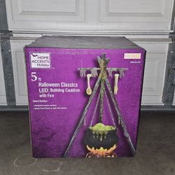 Cauldron for Outdoor Halloween Decoration / Caldero para decoración exterior de halloween