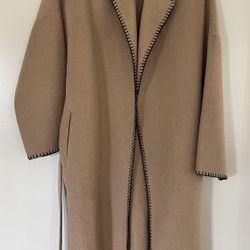 Zara Women Wool Wraparound Jacket Medium