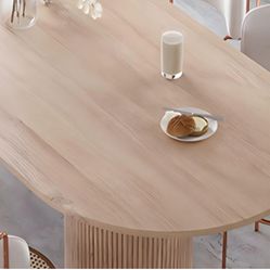 NEVER OPENED NEW WOOD TABLE