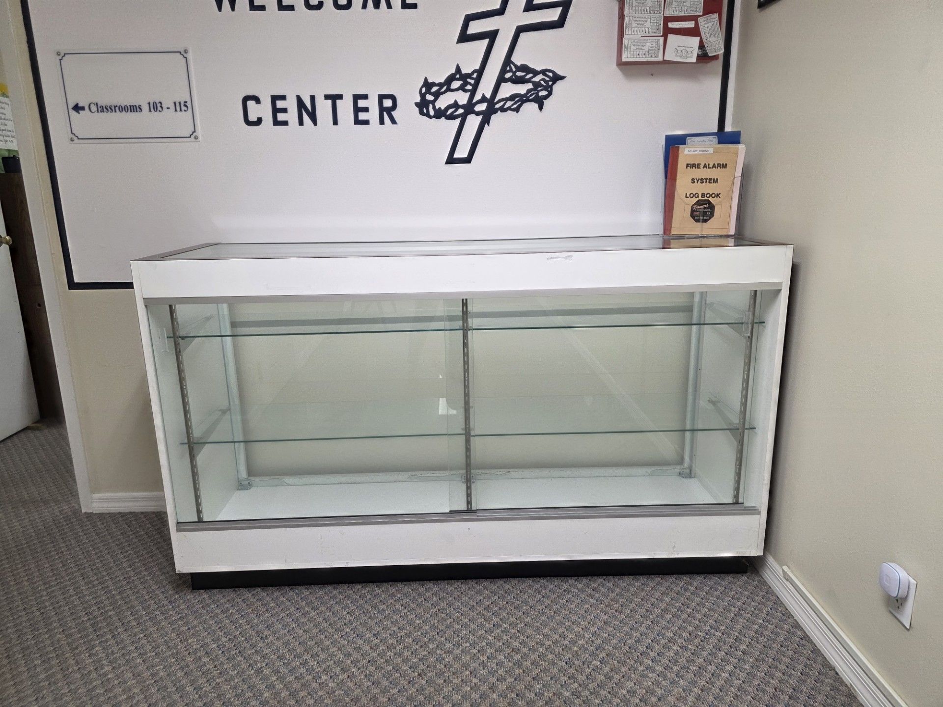Store Glass Display Case