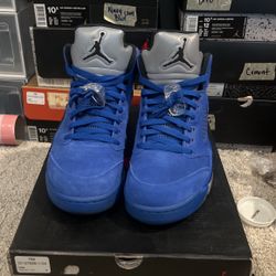 Jordan 5 Retro Blue Suede