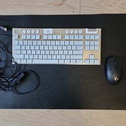 Mouse, Keyboard, and Mouse Pad