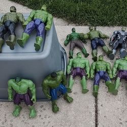 Hulk Figures Assorted (Lot)