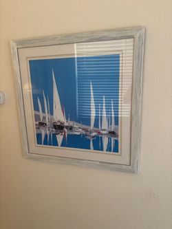 Framed Sailboat Art Print