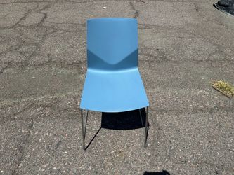 Hightower FourCast²2 Stacking Chairs — Blue, Set of 10 Available
