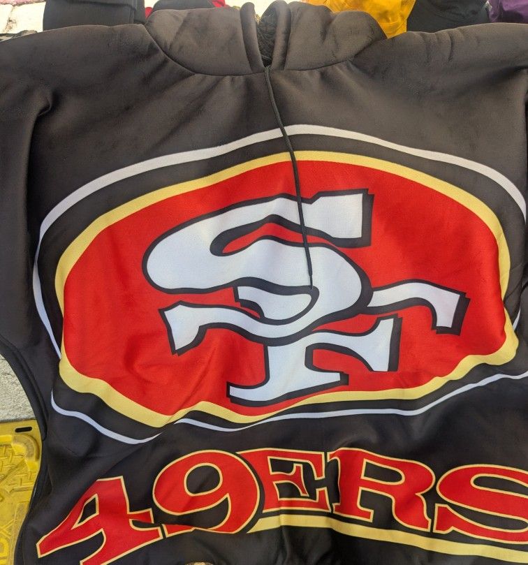 49ers Hoodie Poncho