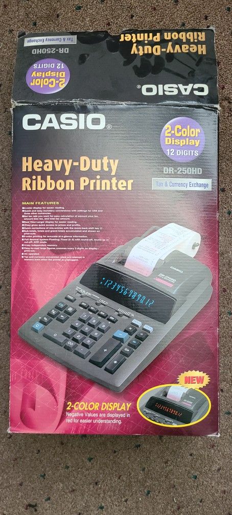 Casio Heavy Duty Ribon Printer