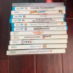 Wii U and Wii Games