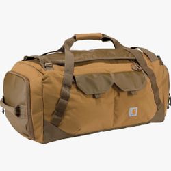 Carhartt Heavy Haul Utility Duffel Bag's, Water-Resistant Packable Bag for Jobsite, Gym, and Travel 