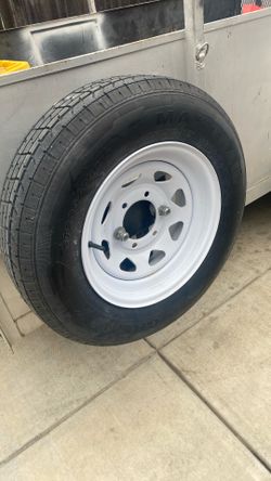 One Wheel /rim The Tire Is Brand New 6lugs/holes