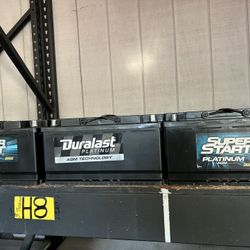 New And Rebuilt And Used Car Batterys 