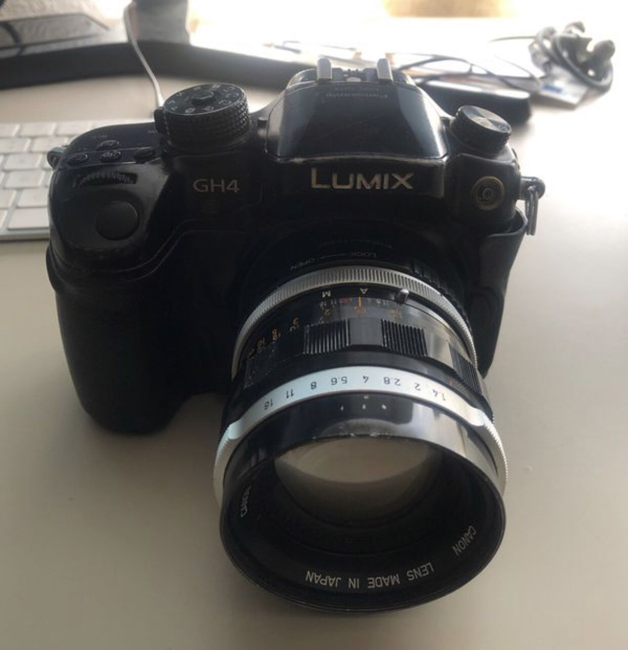 Panasonic GH4 with 50mm 1.4