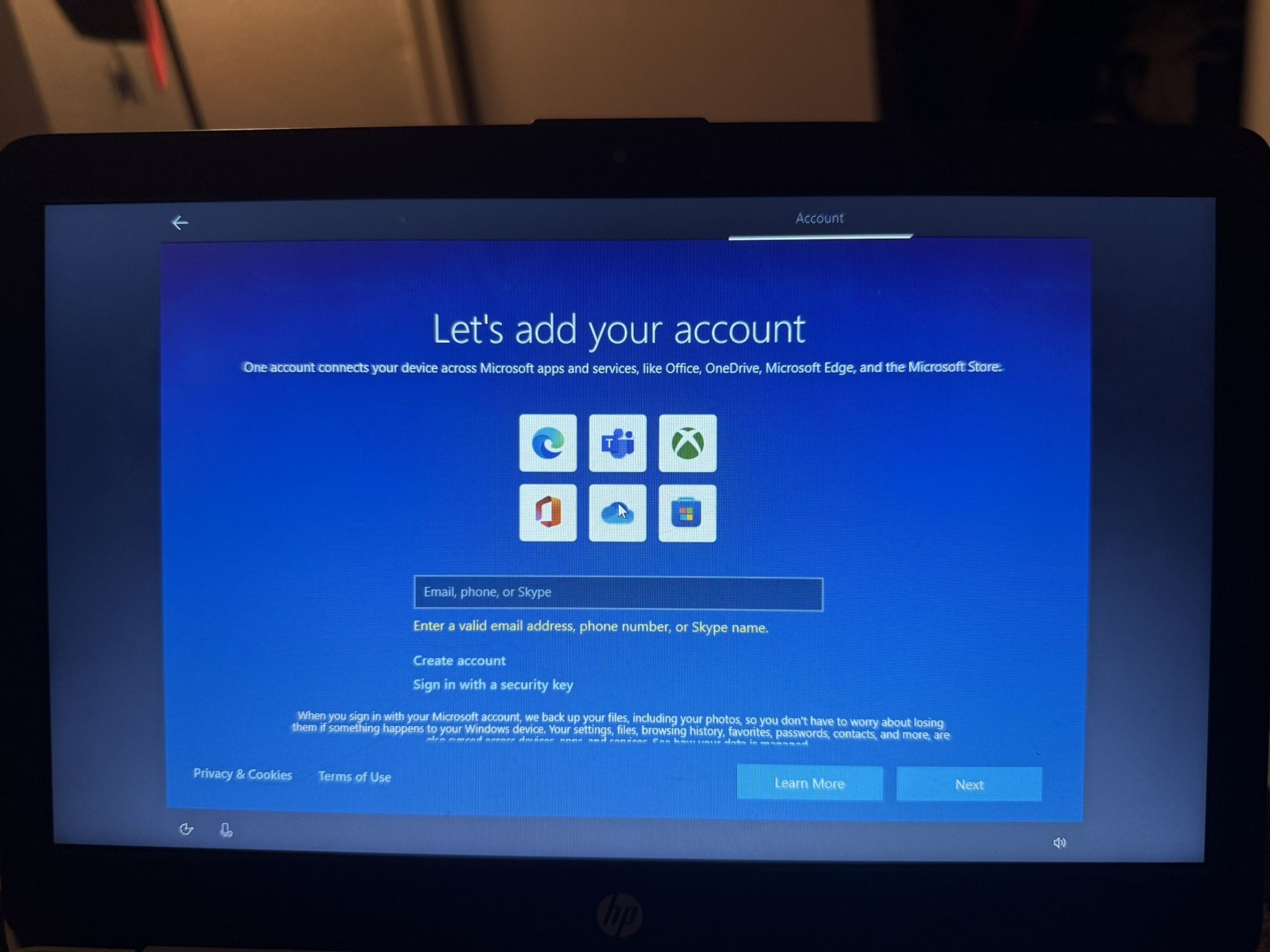 HP STREAM LAPTOP 11.6”