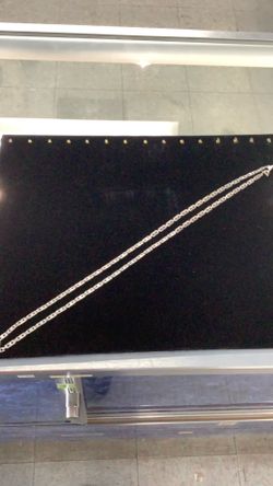 silver zipper styler chain (price available upon request)