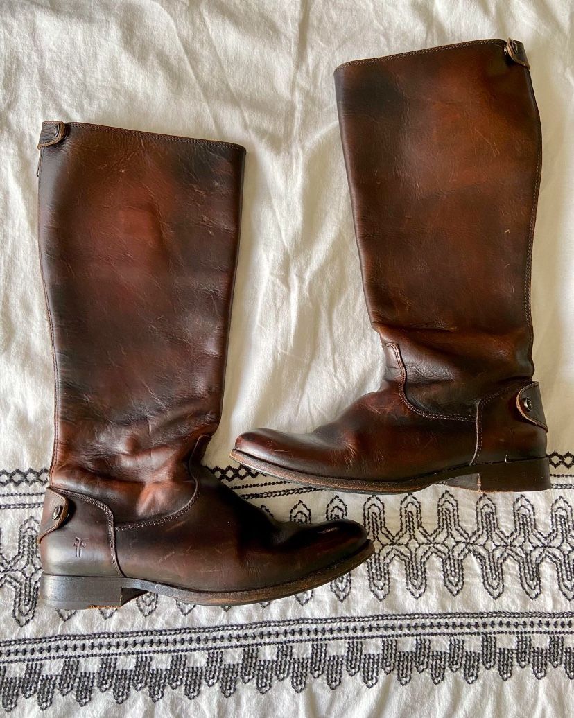 Women’s Frye Leather Western Boots 9.5