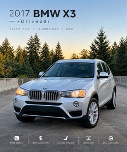 2017 BMW X3 xDrive28i AWD SUV