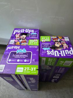 Pull-Ups Potty Training Pants diapers 3 Packs Brand new