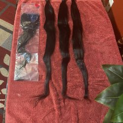 Three 30 Inch Bundles Of 100% Virgin Mink Brazilian Bundles $325