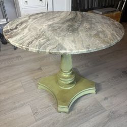 Elegant Round Marble Top Table