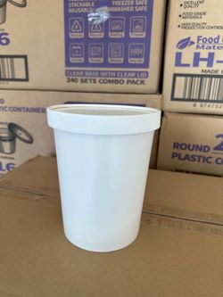 32oz paper soup cups with lid