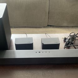 Vizio 36” Soundbar 5.1 With Wireless Subwoofer And Wired Surround Speakers