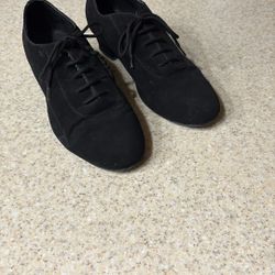 Men’s Blk Suede Ballroom Dance Shoes
